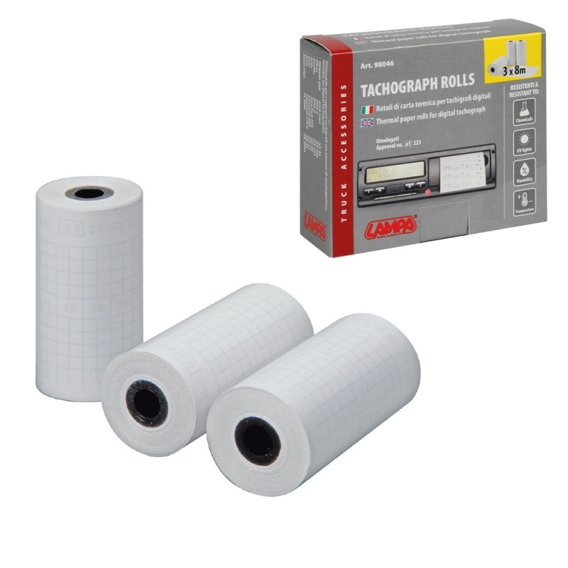 Discos y papel de tacógrafo