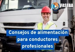 Consejos de alimentación para conductores profesionales